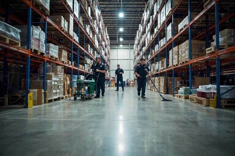Warehouse cleaning
